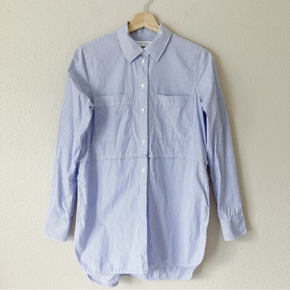 Everlane Button Down Striped Blouse - image 3